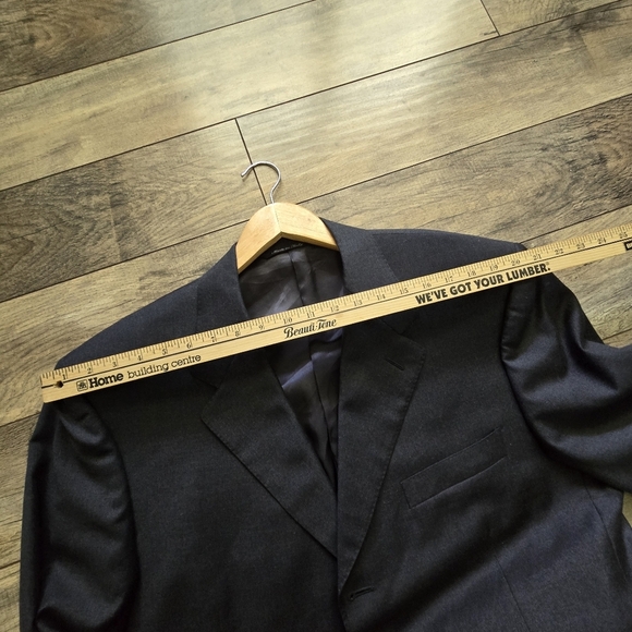Classic Canali Mr Sid Made In Italy Grey Men's Blazer 💯 Pure Wool 46US  1614019 - Picture 7 of 16